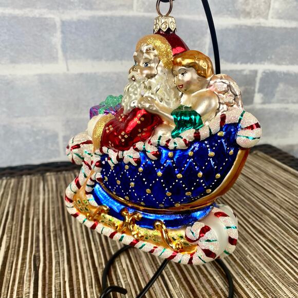 Christopher Radko CANDY RIDE Limited Edition Blown Glass 1999 Ornament - Picture 10 of 13